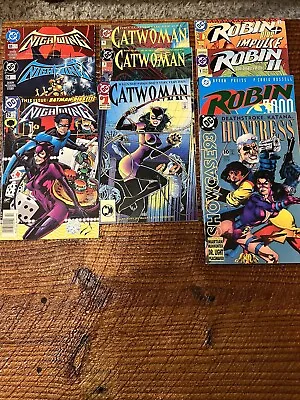 Buy Nightwing, Catwoman, Robin Mixed Lot DC Comics, Modern Age, 10 Comics • 11.95£