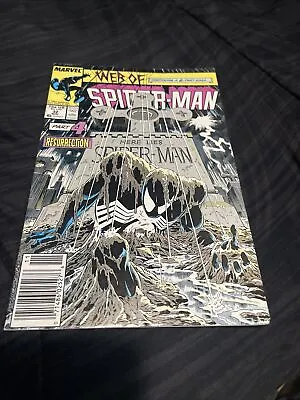 Buy Web Of Spider-Man #32 Marvel (1987) NEWSSTAND Key Kraven's Last Hunt Part 4 • 47.32£