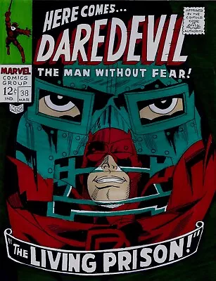 Buy Daredevil #38 Cover Recreation Key Comic Dd Vs Doctor Doom Original Comic Art • 197.64£