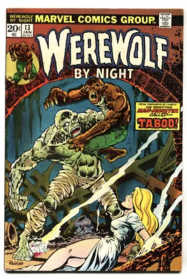 Buy Werewolf By Night #13 1973-Marvel-1st Appearance Of Topaz • 79.75£