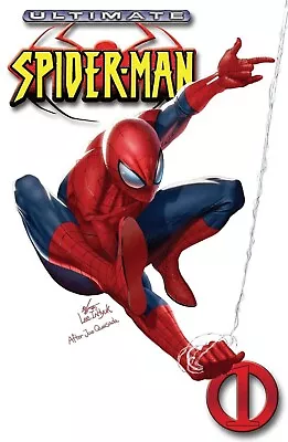 Buy Ultimate Spider-man #1 Inhyuk Lee Fan Expo Philly White Variant 288/800 COA • 55.60£