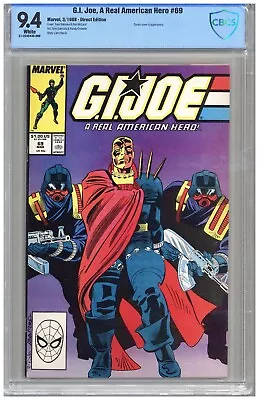 Buy G.I. Joe, A Real American Hero # 69   CBCS   9.4   NM   White Pgs   3/88  Destro • 55.77£