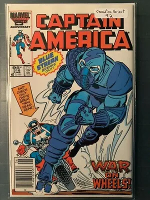 Buy Captain America #318, 319 & 320 NM 9.2-9.4 Canadian CPV Variant Lot! • 67.56£