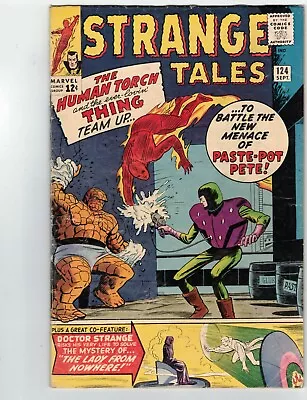 Buy Strange Tales #124  Marvel 1964   1st Mention Cyttorak & Raggadorr • 32.17£