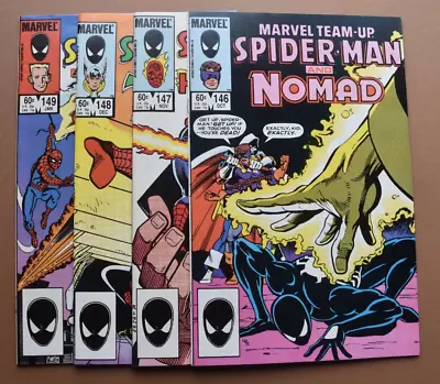 Buy 1984 1985 Marvel Comics Team-Up 146-149 Spider-Man Thor ~ 4 Book Run Lot VF- NM • 16.78£