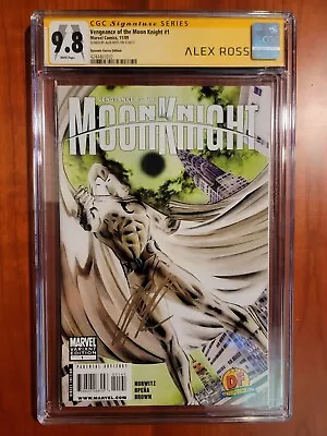 Buy Vengeance Of The Moon Knight #1 Cgc 9.8 Alex Ross  Signed (2009) Rare!! 🔥 🔑  • 253.76£