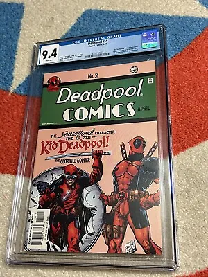 Buy Deadpool 51 CGC 9.4 Detective Comics 38 Homage Kid Copycat Batman Robin First 1 • 67.01£