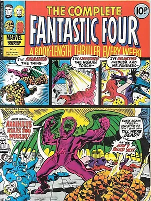 Buy Vintage Marvel Complete Fantastic Four Comic No 8 Nov 16th 1977 • 0.99£