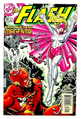Buy The Flash #170 1st App Cicada Magenta Signed By Scott Kolins Geoff Johns DC Comi • 16.05£