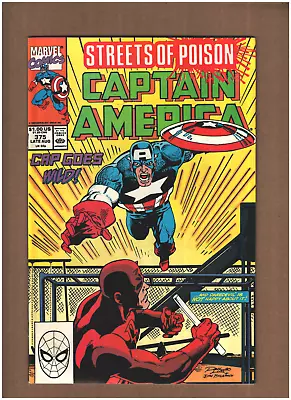 Buy Captain America #375 Marvel Comics 1990 DAREDEVIL Ron Lim FN 6.0 • 1.68£
