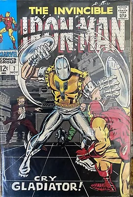 Buy Iron Man #7 (1968) Marvel Comics FINE Gladiator • 34.99£