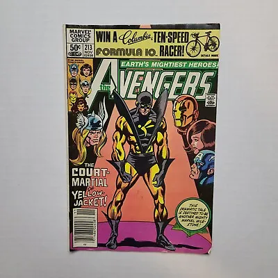 Buy The Avengers Vol. 1 No. 213 Comic Book 1981 Yellow Jacket • 6.15£