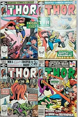 Buy The Mighty Thor #311 #312 #313 #314 Marvel 1981 Comic Books • 12.85£