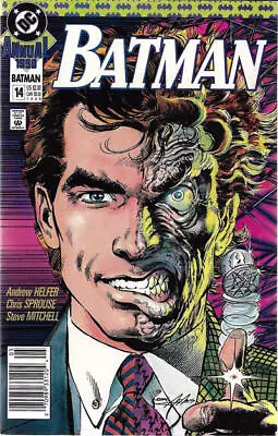 Buy Batman Annual #14 (Newsstand) FN; DC | Neal Adams Two-Face - We Combine Shipping • 3.94£