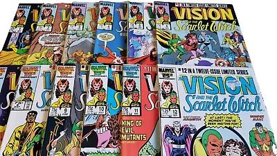 Buy The Vision And The Scarlet Witch. Complete 12 Issue Mini Series. 1985/86. Marvel • 89.99£