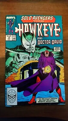 Buy Marvel Comics - Solo  Avengers Starring Hawkeye # 10  - SEPT 1988 • 4.99£