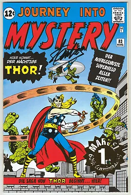 Buy JOURNEY INTO MYSTERY #83 Stan Lee Signed! GERMAN EDITION Marvel Comics 1999 Thor • 276.34£