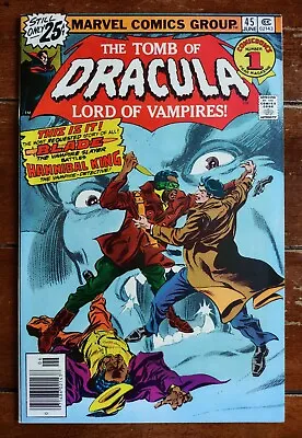 Buy TOMB OF DRACULA #45 NM 9.4 1st Deacon Frost 1976 Marvel Comics BLADE • 99.93£