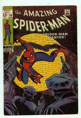 Buy Amazing Spider-man #70 5.0 // 1st Cameo Appearance Vanessa Fisk Marvel 1969 • 56.92£