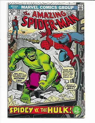 Buy Amazing Spider-man 119 - F 6.0 - Vs The Incredible Hulk - Ned Leeds (1973) • 114.59£