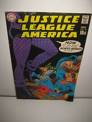 Buy Justice League Of America #75 Key Issue 1st Black Canary Vintage DC Nov 1969 • 55.30£