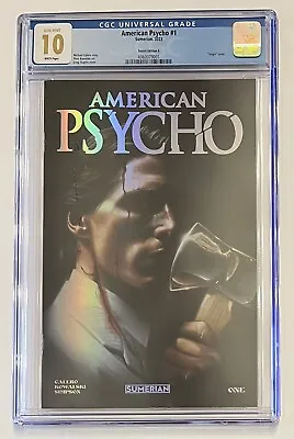 Buy AMERICAN PSYCHO #1 • CGC 10 • SECRET COVER A • LIMITED To 25 • NYCC FOIL • 790.60£