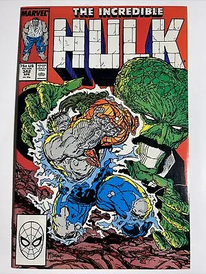 Buy Incredible Hulk #342 Marvel Comics Todd McFarlane High Grade Leader Half Life • 31.62£
