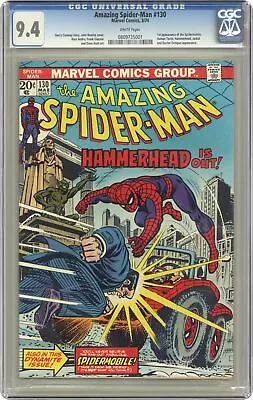 Buy Amazing Spider-Man #130 CGC 9.4 1974 0809735001 1st App. Spider-Mobile • 146.26£