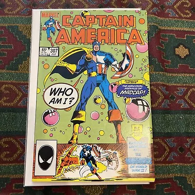 Buy Captain America #307 Nm 1985 1st App Of Mad Cap Rumored For Deadpool Movie • 11.83£
