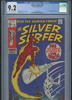 Buy Silver Surfer #15 1970 CGC 9.2 • 279.83£