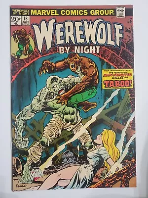 Buy Werewolf By Night #13 VF (1974) 1st App Taboo Mike Ploog Marvel Gemini Shipper  • 39.94£