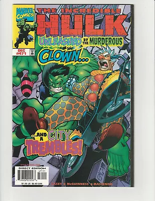 Buy Incredible Hulk (1968) #471 NM 9.4 Near Mint Unleashed By The Murderous Clown • 9.19£