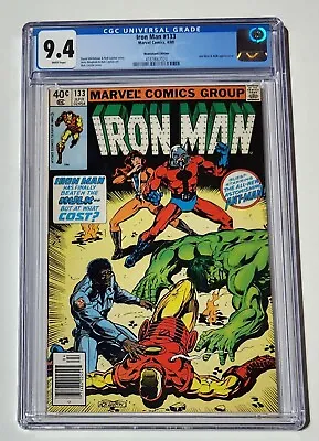 Buy Iron Man #133, CGC 9.4, White Pages, Ant-Man Saves Iron Man • 51.96£