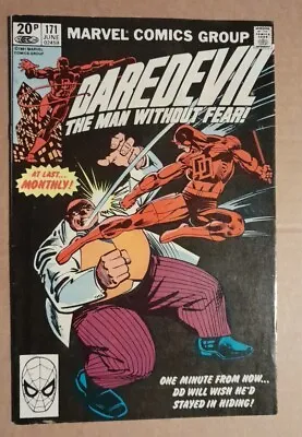 Buy Marvel Comics Daredevil 171 1981 Frank Miller • 20£