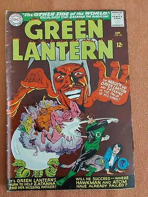 Buy Green Lantern 42 DC Comics 3rd Appearance Of Zatanna Silver Age 1966 • 17.58£