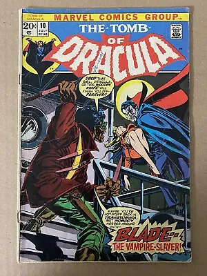Buy Tomb Of Dracula #10 First Printing 1974 Comic Book 1st Appearance Of Blade • 719.53£