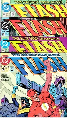 Buy Flash 66 68 79 82  Nightwing!  Aquaman!  Professor Zoom!  Mark Waid!  F/vf (7.0) • 17.31£