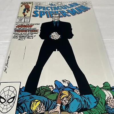 Buy Specatular Spider-Man #139 (1988) Tombstone Origin Joe Robertson Mid Grade • 5.75£