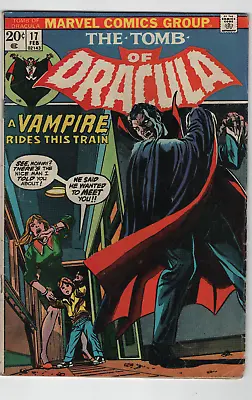 Buy Tomb Of Dracula #17 Marvel Horror Comic 1974 Mark Jewelers 10 Blade Appearance • 72.31£