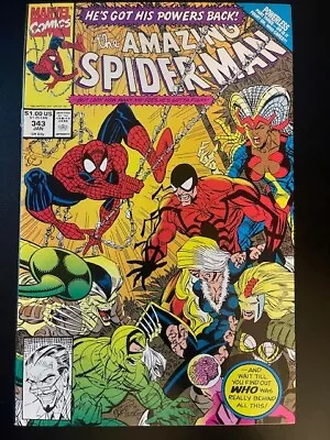 Buy Amazing Spider-Man #343 High Grade Direct Marvel 1991 • 5.63£