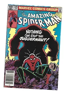 Buy Amazing Spider-man #229, FN 6.0, Juggernaut • 18.50£