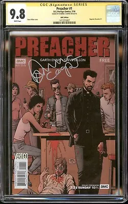Buy Preacher #1 AMC Edition Variant CGC 9.8 SS Signed Dominic Cooper - Vertigo TV • 166.22£