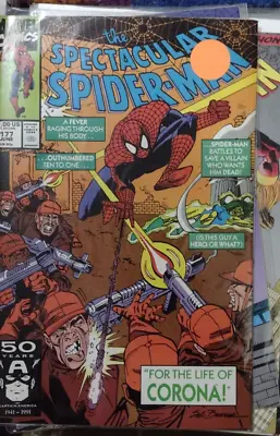 Buy SPECTACULAR  SPIDER-MAN #  177 1991  MARVEL Disney    Corona • 2.18£