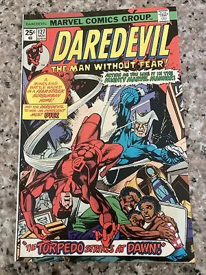 Buy Daredevil #127. The Torpedo Strikes. Marvel Comics 1975. • 6.39£