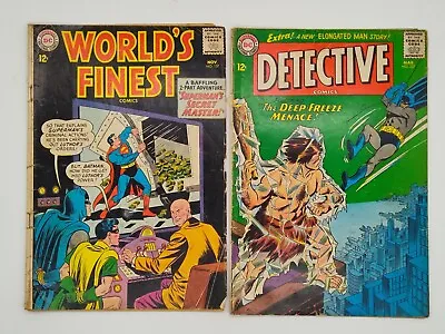 Buy Silver Age DC Comics Mixed Lot Of 2: Detective Comics #337, World's Finest #137 • 15.80£
