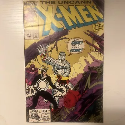 Buy Uncanny X-Men # 248 Marvel Comics Ist Jim Lee X-men Art Sept 1989 • 2£