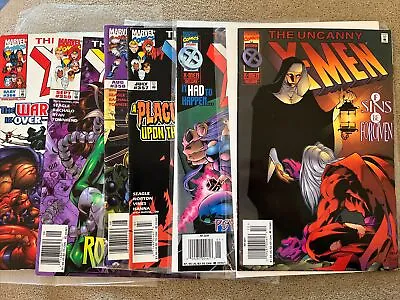 Buy Vol 1 Uncanny X-Men 327, 328, 357, 358, 359, 368 VF- To VF/NM Newsstand Variants • 9.49£