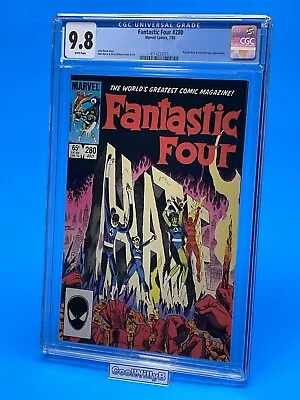 Buy Fantastic Four #280 CGC 9.8! 1985 John Byrne Goodness! Awesome! Must See! • 118.12£