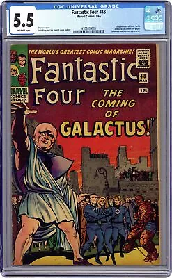 Buy Fantastic Four #48 CGC 5.5 1966 4308039006 1st App. Galactus, Silver Surfer • 1,599.04£