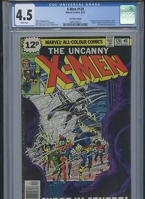 Buy X-Men #120 1979 CGC 4.5 (U.K. Price Variant)(1st Cameo App Of Alpha Flight) • 43.97£